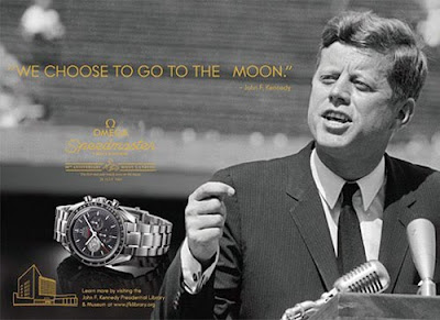 omega that went to the moon