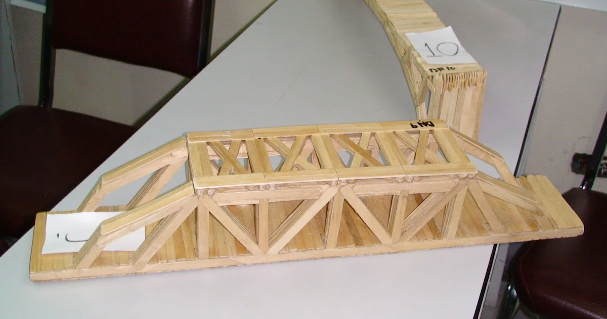 DIGital Structures: Two Popsicle Stick Bridges from DLSU