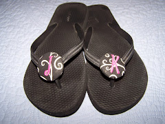 Monogrammed Flip Flops (No Bow)