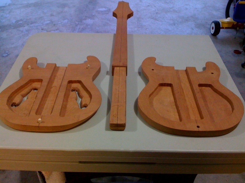 Basic Guitar Building I decided to make a "through body" guitar
