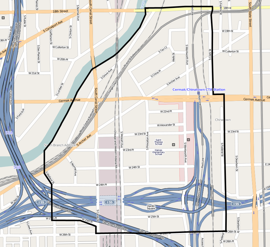 a rainx Chinatown in Chicago