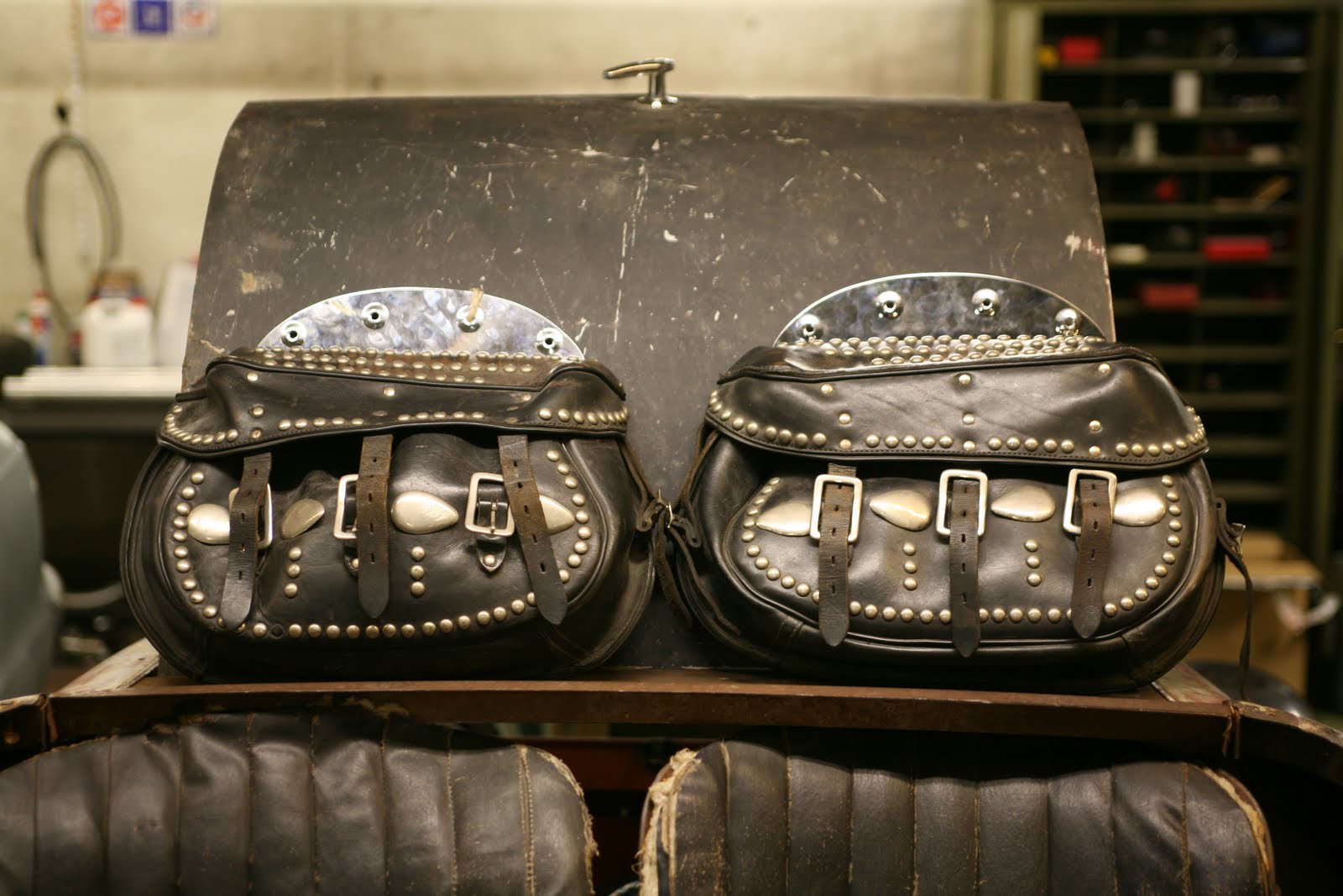 MOTHERFUCKERS 1951 Harley Davidson saddle bags