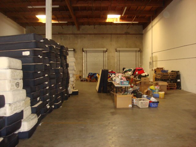  Bookstore and claim a bunch of warehouse shelving, desks, office chairs, 