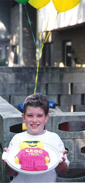 Randy's 9th Birthday Lego Man Cake