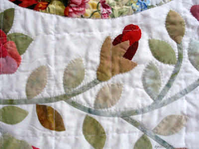 The making of the Double Wedding Ring quilt