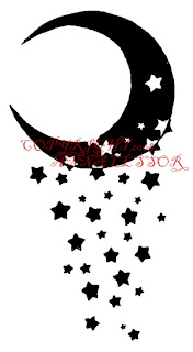 Nice Star Tattoos With Image Tattoo Designs Especially Moon Star Tattoo Picture 9