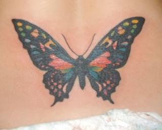 Nice Butterfly Tattoo With Image Butterfly Tattoo Designs For Female Lower Back Butterfly Tattoos Picture 5