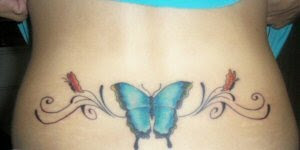 Nice Butterfly Tattoo With Image Butterfly Tattoo Designs For Female Lower Back Butterfly Tattoos Picture 1