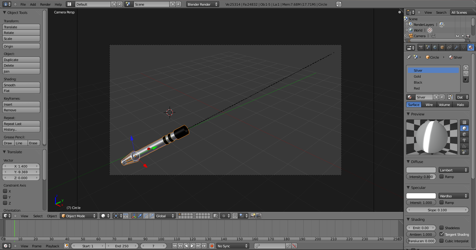 SSimpossible's Blender Tutorials Quick Tip; How to Improve Reflections