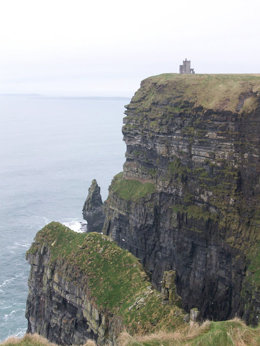 Cliffs of Moher with O'Briens Tower uptop