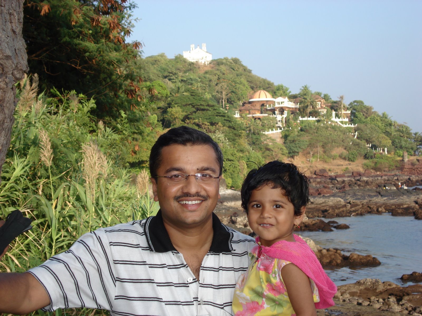 With my daughter "Suvarna" at Goa