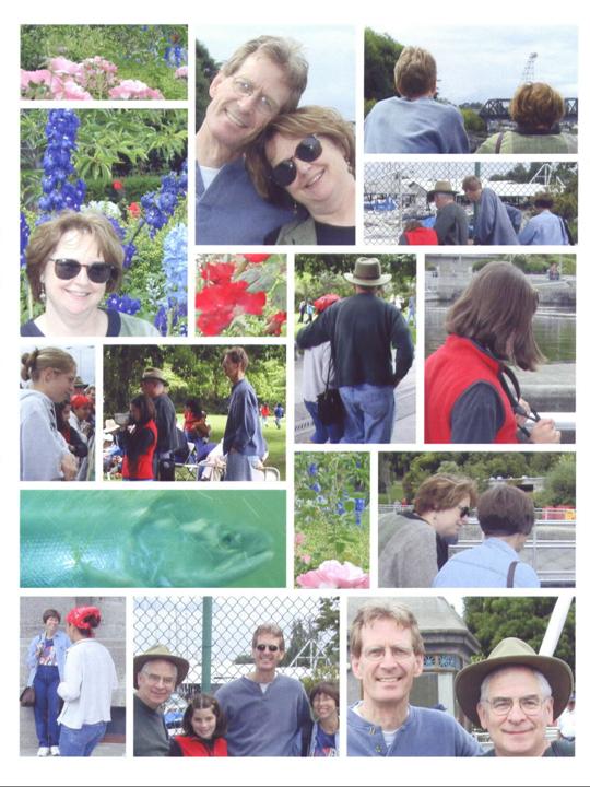 With Jack, Cindy and Rebecca at the Ballard locks