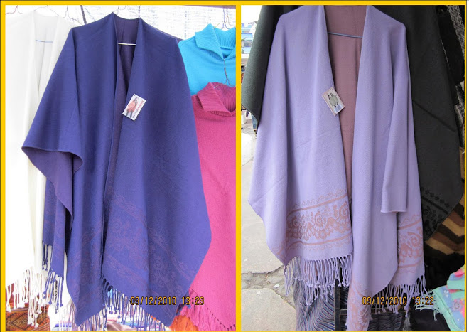 Violet Alpaca Shawls #3
