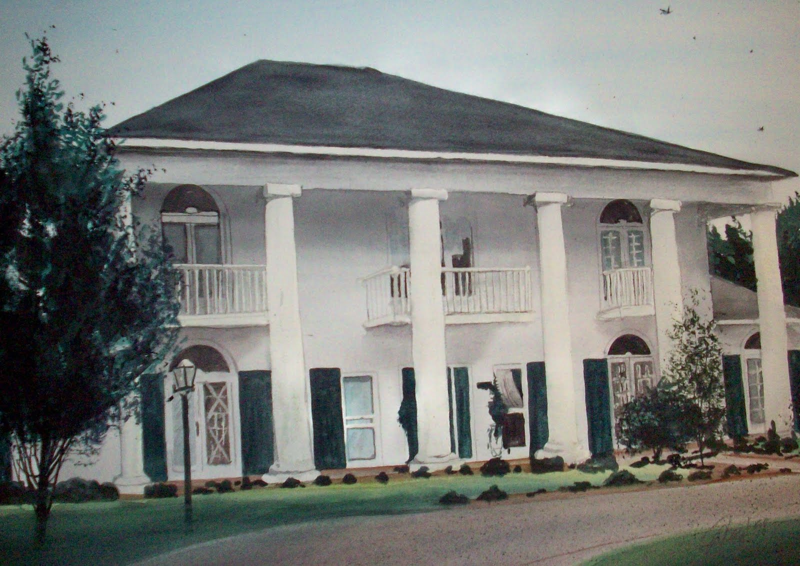 Arni's Art Blog "NEW PLANTATION IN AMORY. MISSISSIPPI"