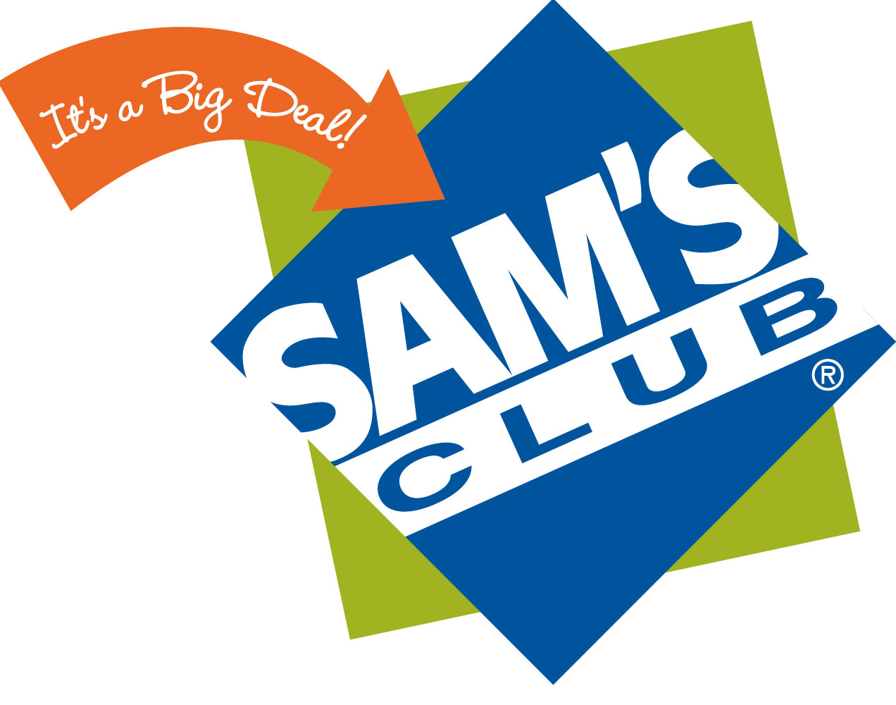 vendendo arte, comprando marca Novo logo Sam's Club