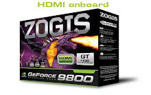 ZOGIS PLACA DE VIDEO GEFORCE 9800 GT GDDR3 HDMI