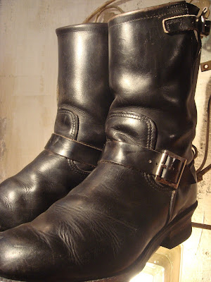 APT909: 1960's-70's Chippewa engineer 9D boots from Mason