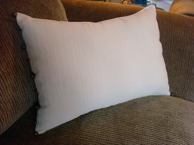 cream lumbar pillow