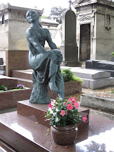 Sculpture at Pere-Lachaise