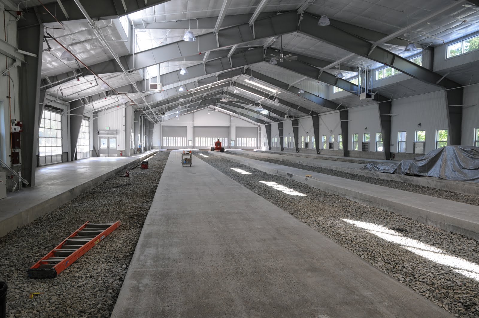 Northwest Railway Museum Blog Train Shed substantial completion