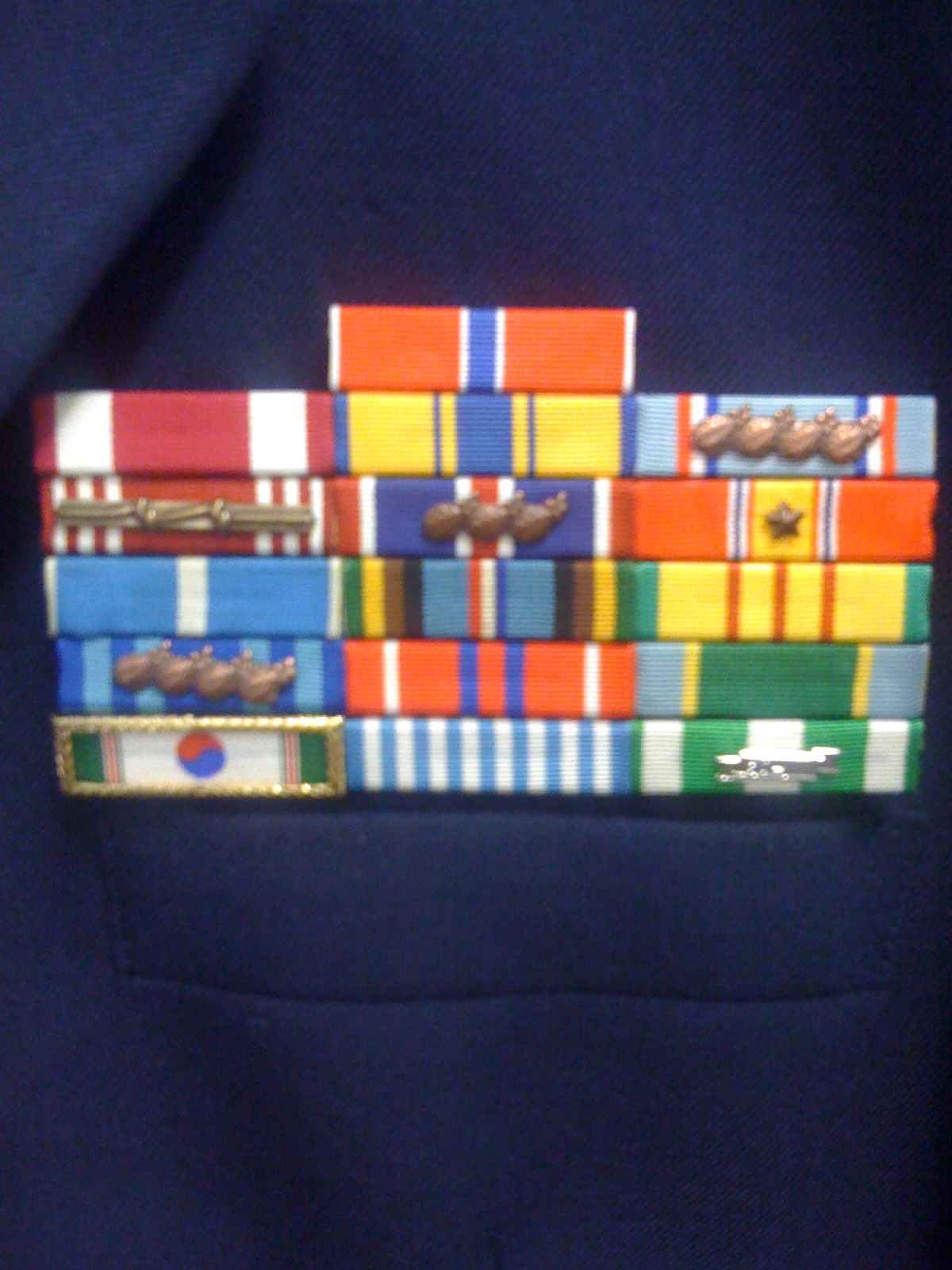 A Blog Away From Home My dad's military ribbons & medals