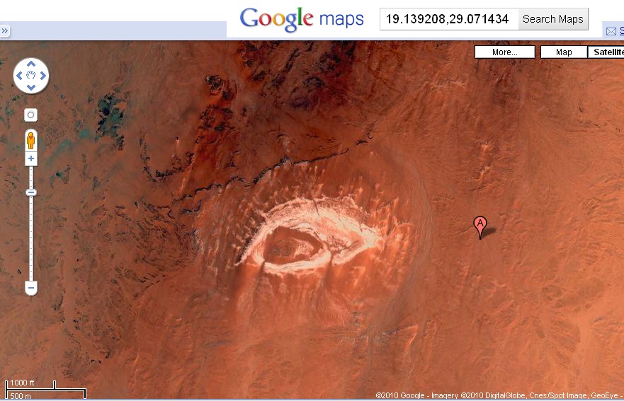 Stretching the Boundaries "Eye" of Sahara