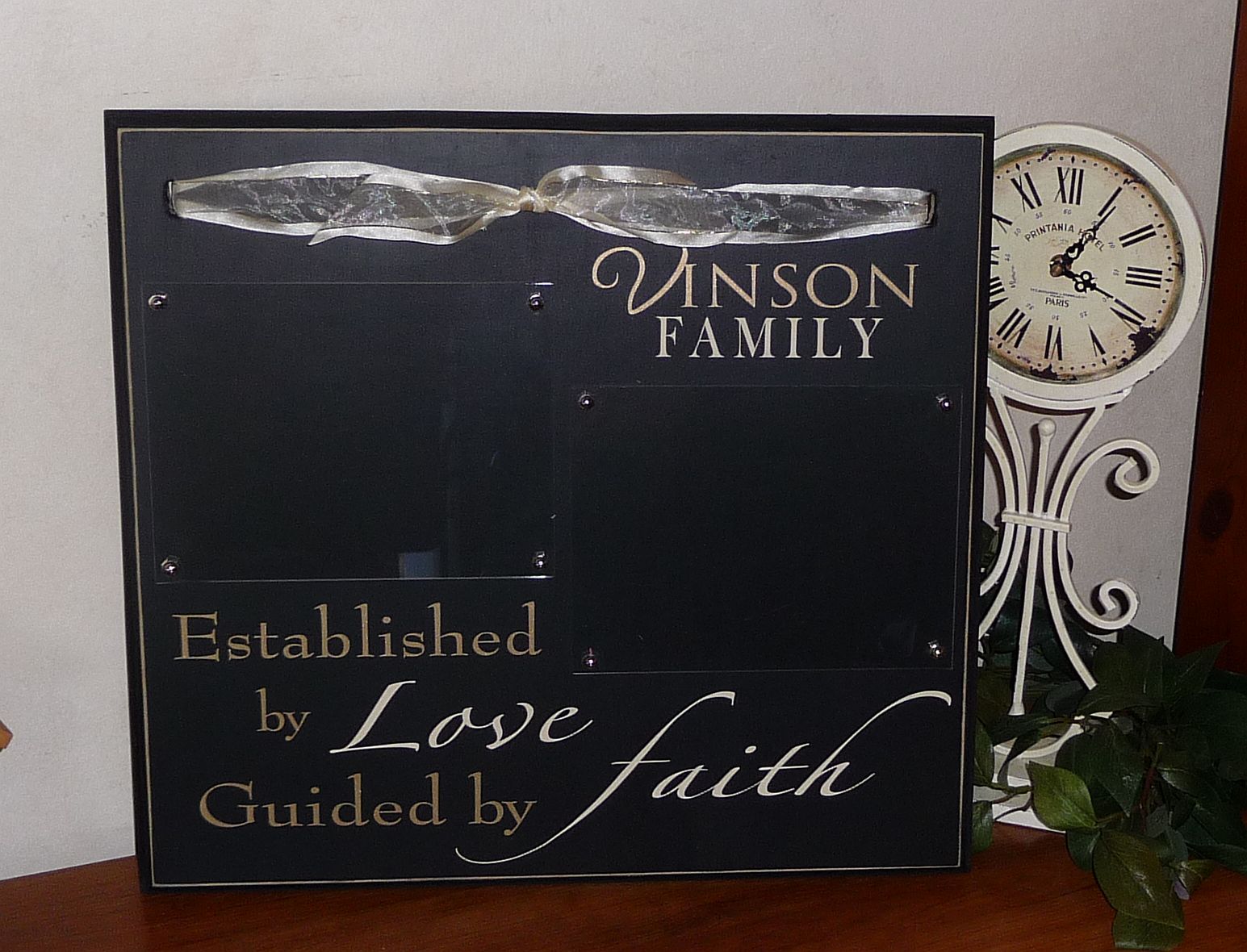 Cher's Signs by Design: Family Signs- Established by Love Guided by Faith