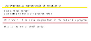 SLIIT from the 'Beginning': C++ inside a Shell Script