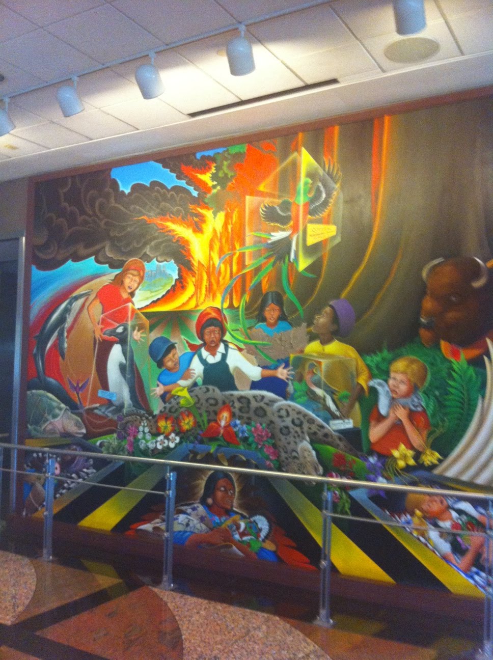 2065 Miles of Blonde DIA Mural 1