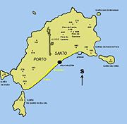 Mapa do Porto Santo