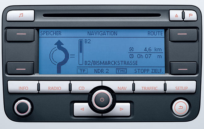 Mapy do nawigacji Volkswagena 2010