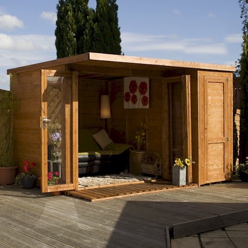Shedworking: Garden office + storage shed: 2010's main 