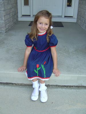 little girl first day of kindergarten outfit