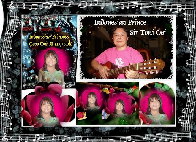 Sir Tony  Oei with daughter Coco