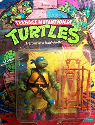 nickelodeon teenage mutant ninja turtles set of 4 basic action figures leonardo