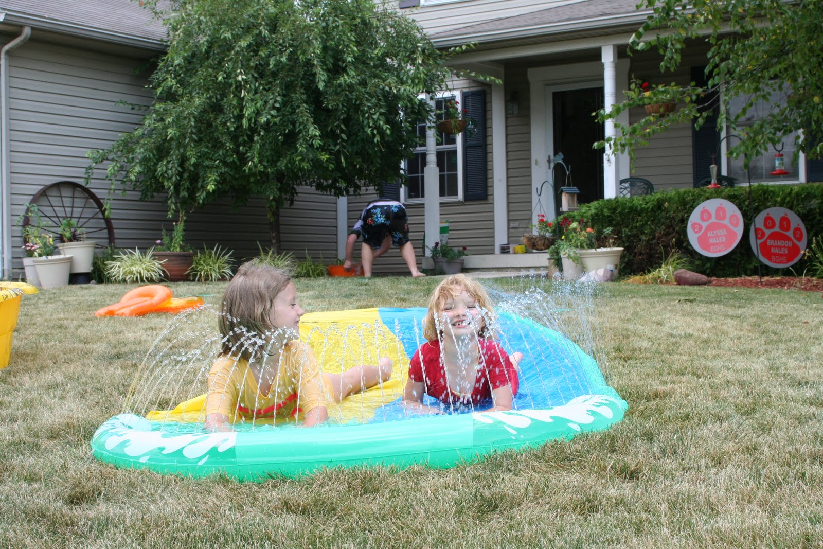Hales Family Blog Slip and Slide baby, Slip and Slide!