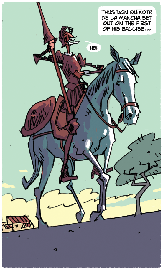 Don Quixote De La Mancha Cartoon