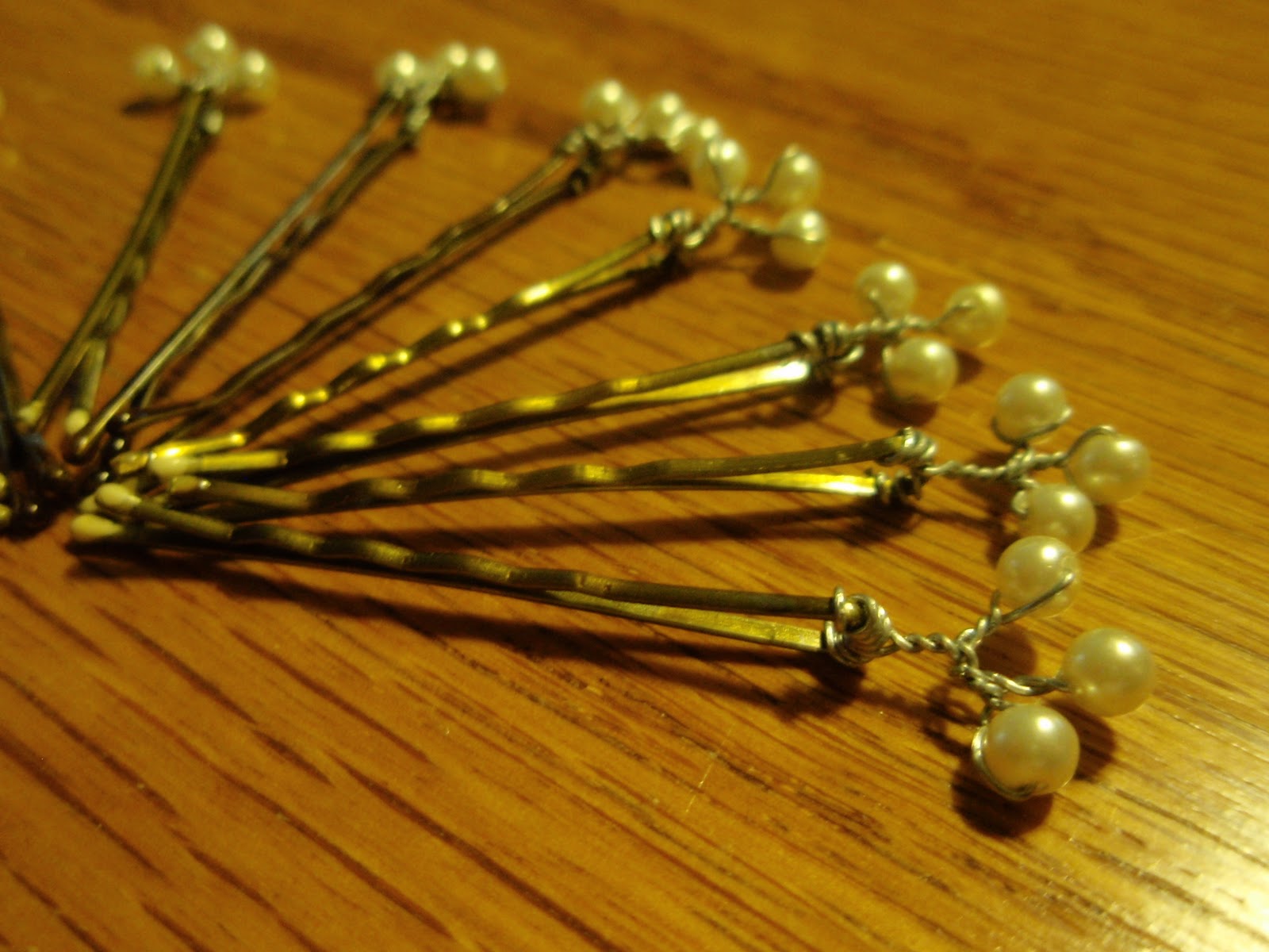 Our Day In The Making Diy Pearl Embellished Bobby Pins Or Starting