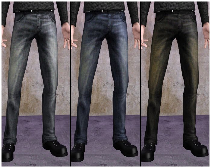 My Sims 3 Blog: New Jeans for Males by Aikea Guinea