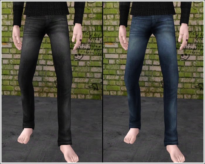 My Sims 3 Blog: New Jeans for Teen - Adult Males by Aikea Guinea