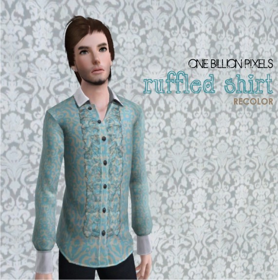 My Sims 3 Blog: Two New Ruffled Shirts by New One