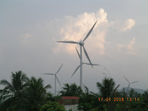 Wind Mills in Panagudi, Thirunelveli District, Tamil Nadu, India