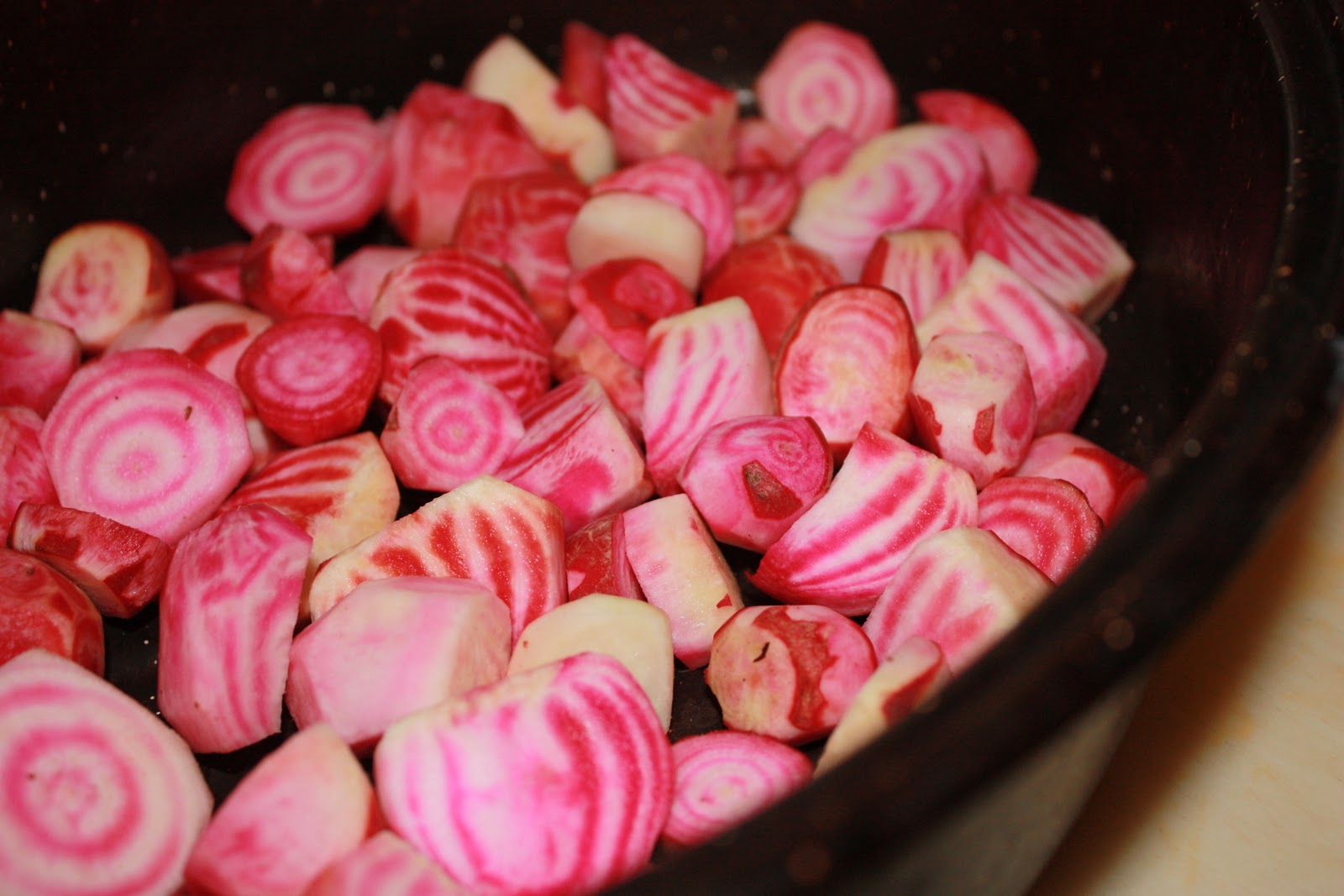 Andrea Buckett Cooks Candy Cane Beets!