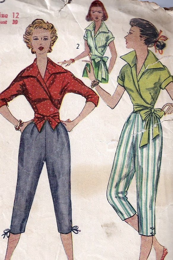 Vintage Sewing Pattern Template & Scale Rulers 1930s Blouse in Any