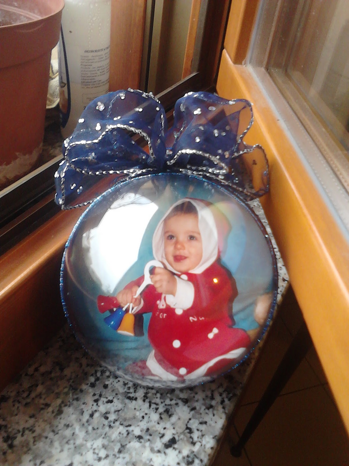 Simpatikkkissima: palle di natale con le foto dei miei bimbi!!