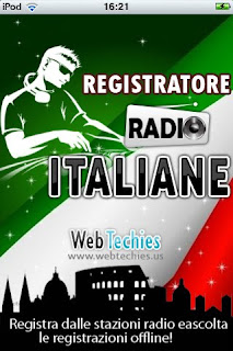 Italian Radio Recorder IPA 1.0 IPHONE IPOD TOUCH IPAD