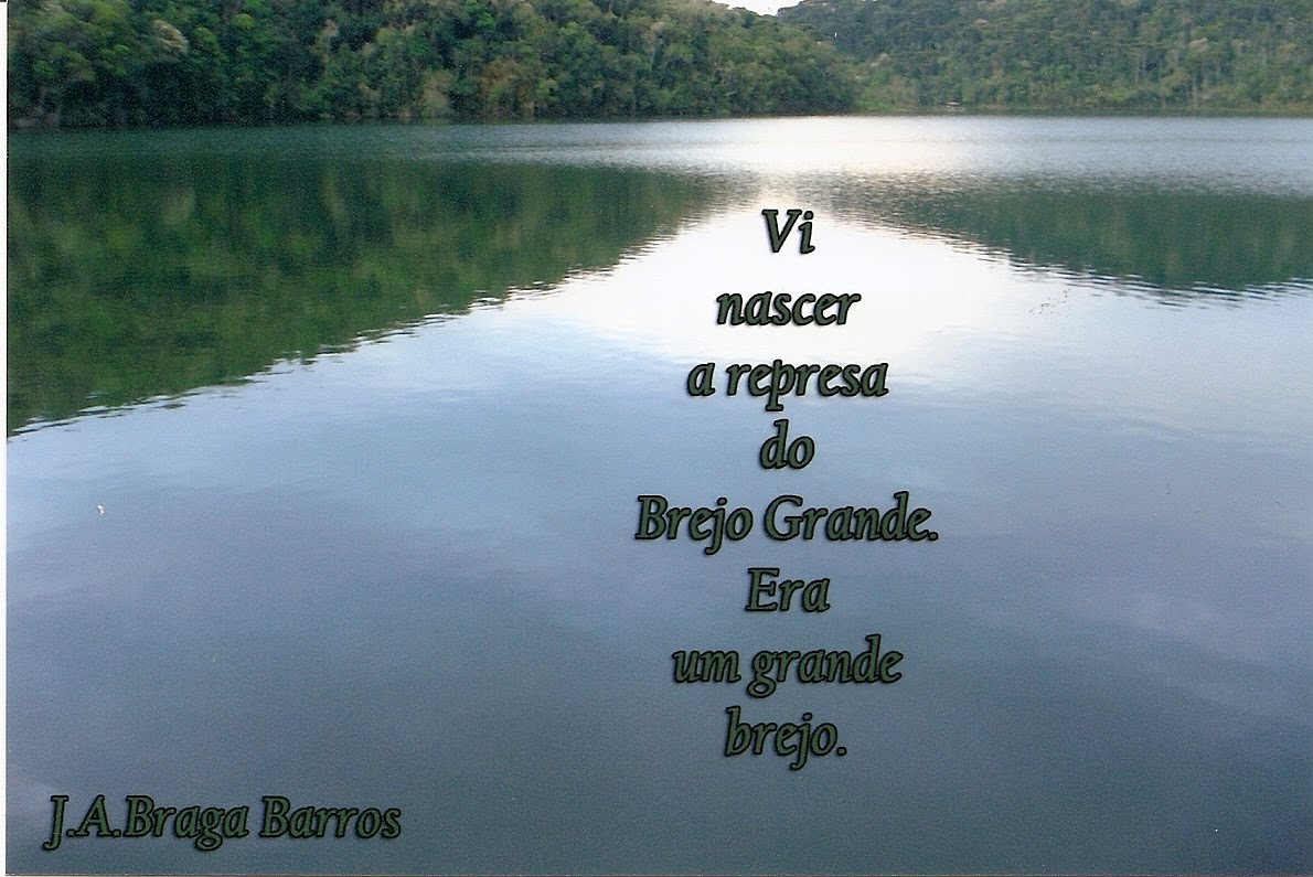 Mesa do Poeta O lago artificial mais alto do Brasil