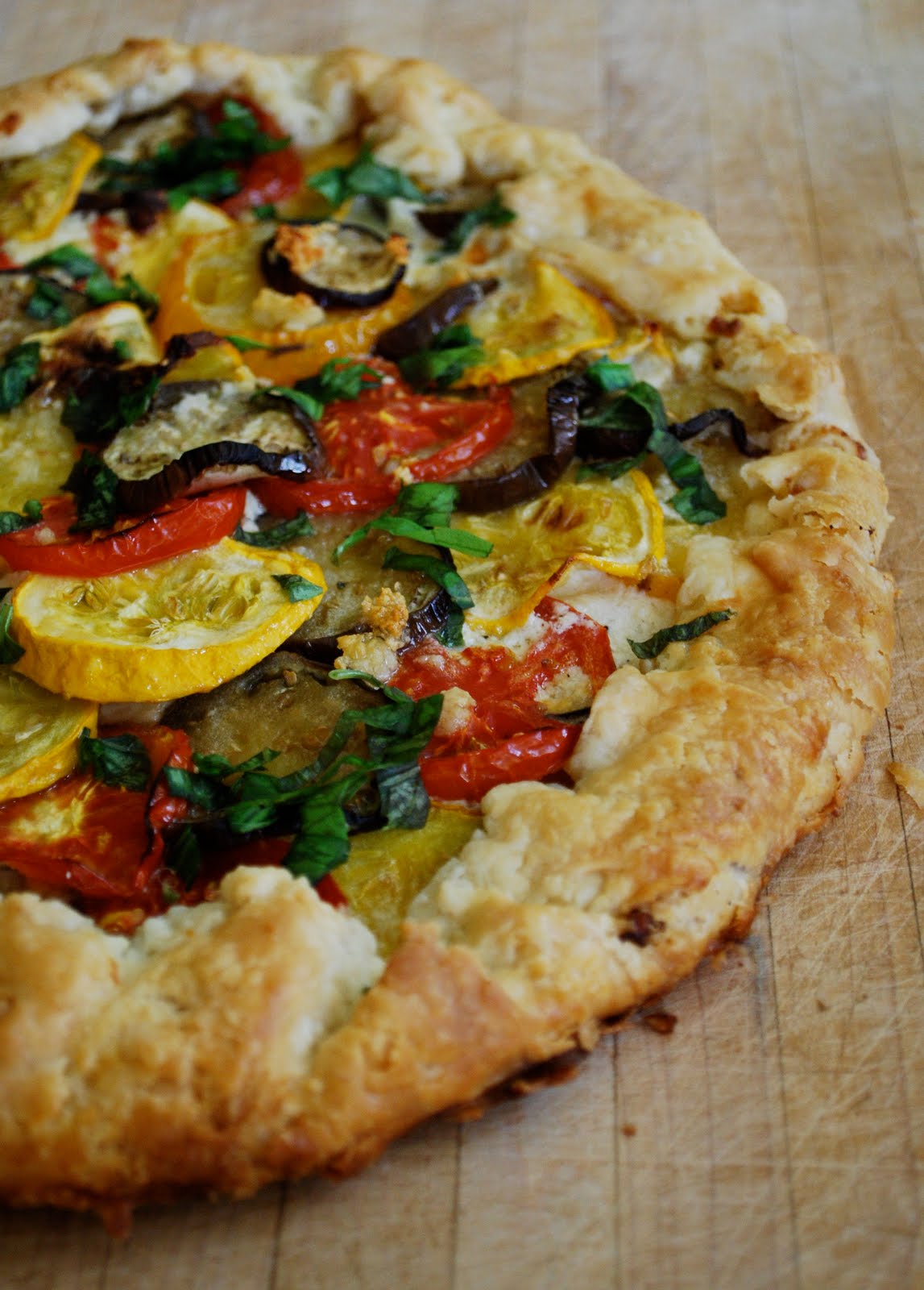 Kristin's Kitchen Adventure Summer Vegetable Galette