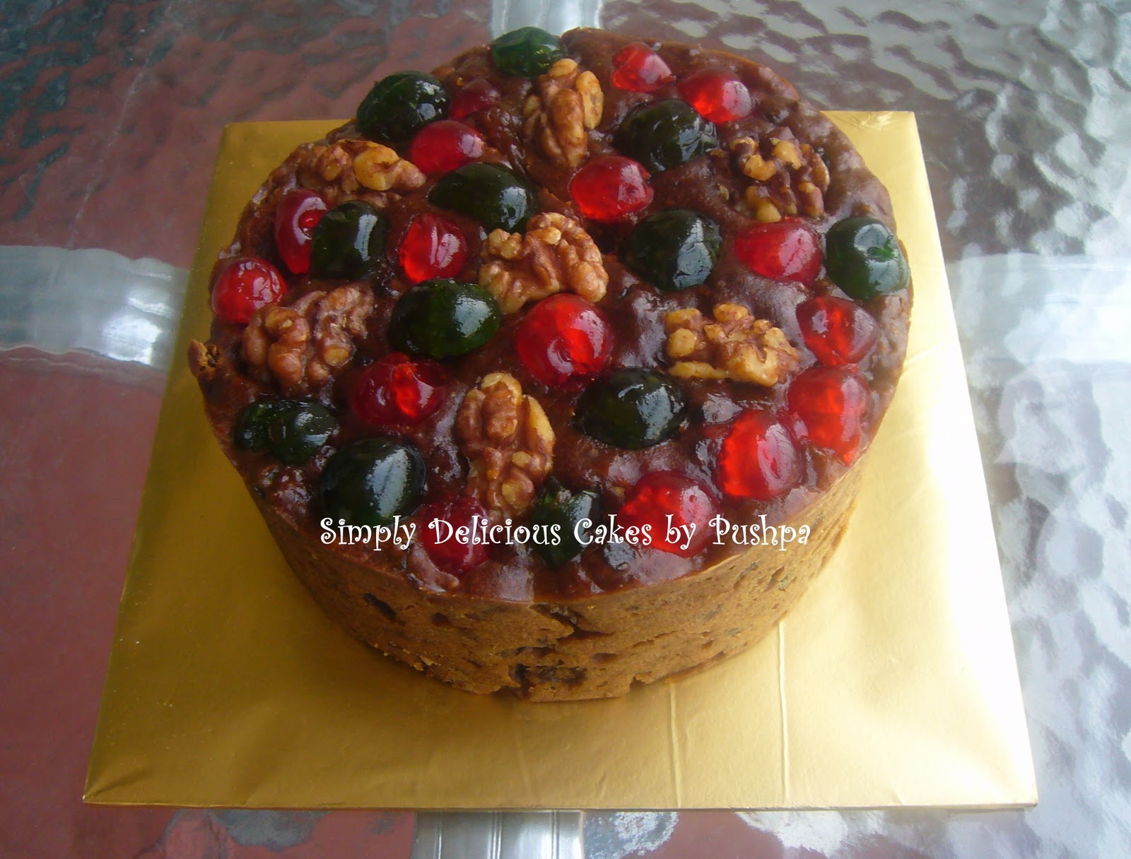 Fruit cake 13.4oz SIMPLY DELICIOUS CAKES: Christmas Fruit Cakes