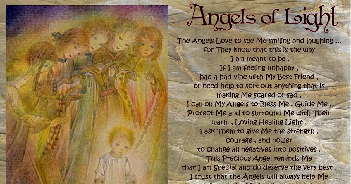 angel blessings: ANGELS OF LIGHT